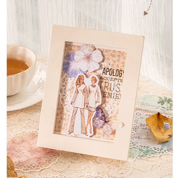 Light Vintage Lace Hollow Paper 20pcs