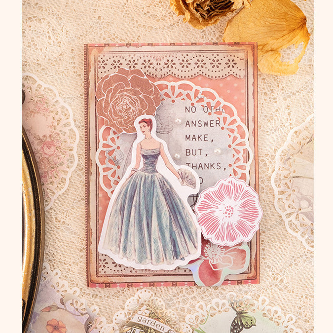 Light Vintage Lace Hollow Paper 20pcs