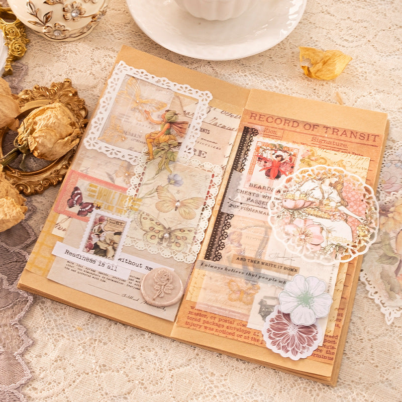 Light Vintage Lace Hollow Paper 20pcs