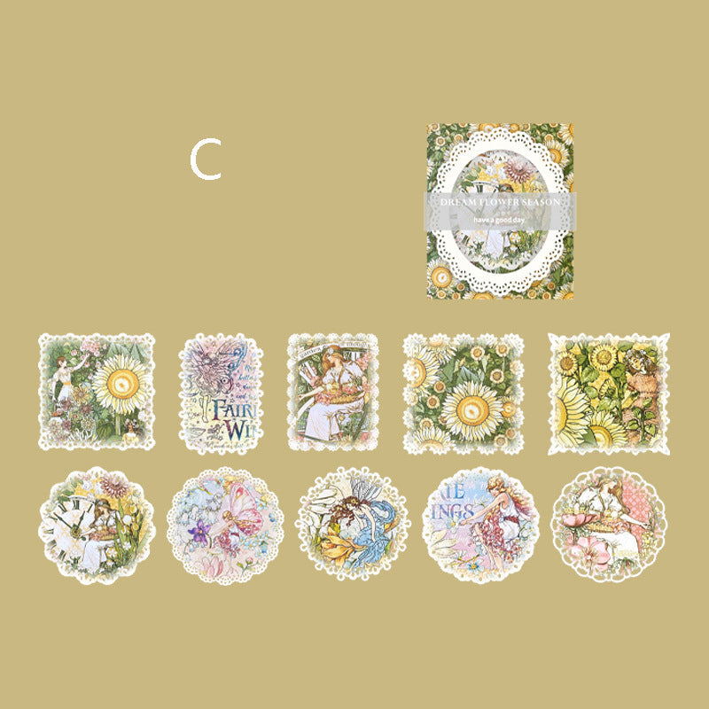 Light Vintage Lace Hollow Paper 20pcs