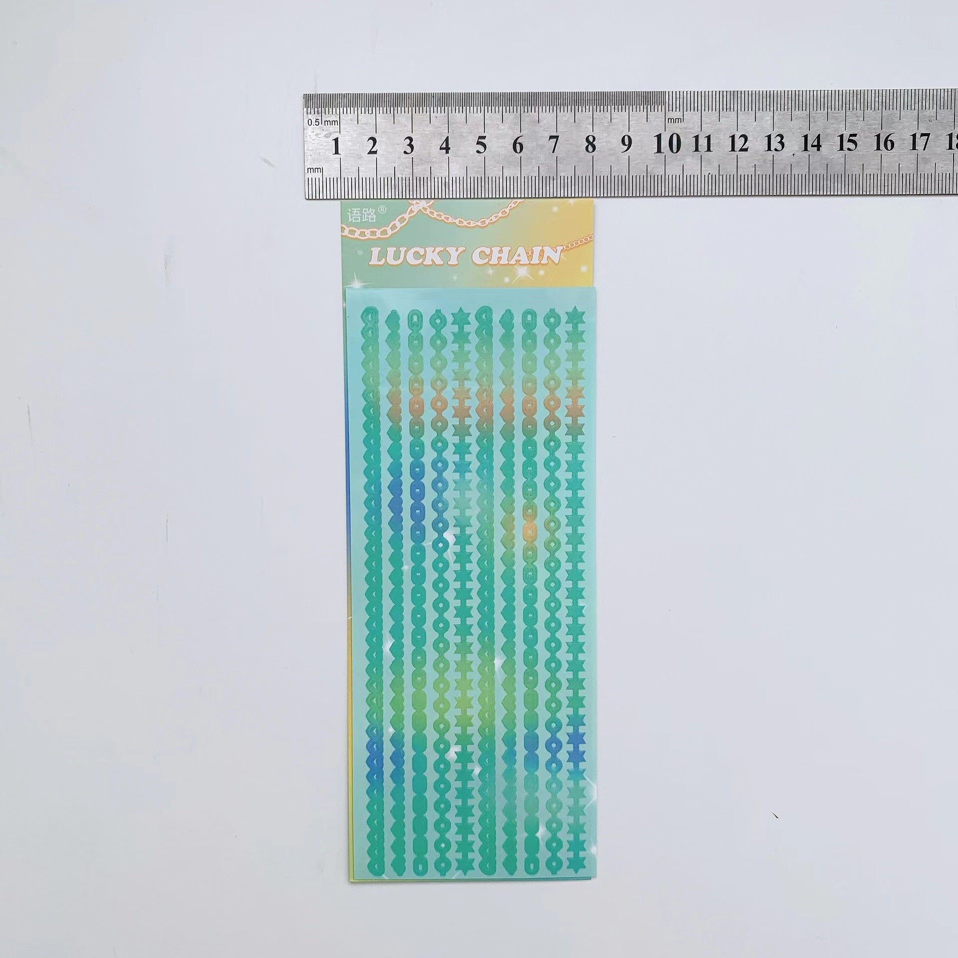 Lucky Chain Sticker for journaling and scrapbooking