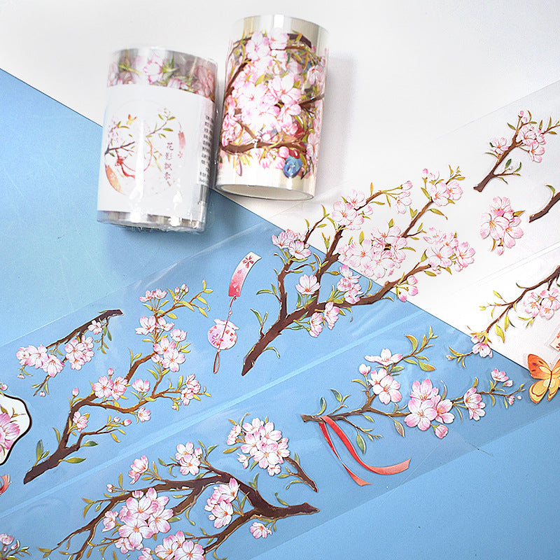 Peach Blossom Branch Landscaping Tape