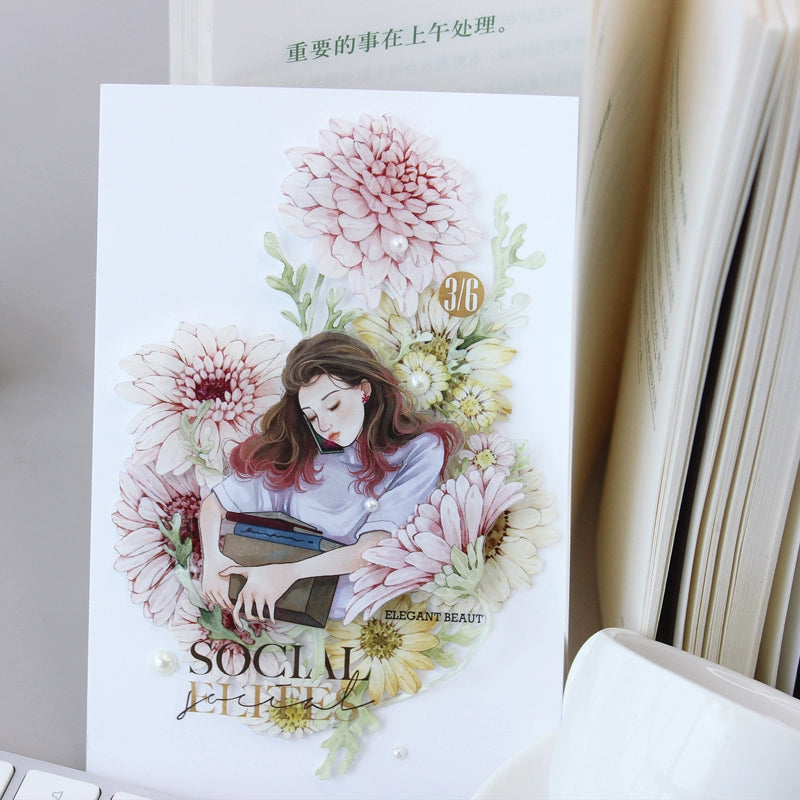 【MOOD】Work Moment Character PET Tape