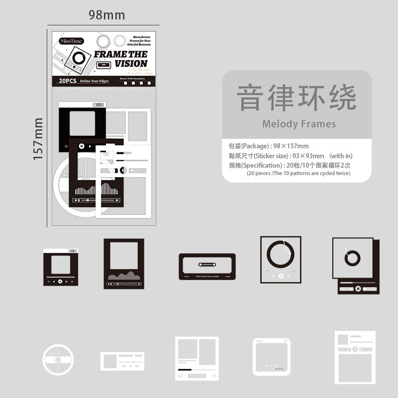 Retro Imagery PET Sticker