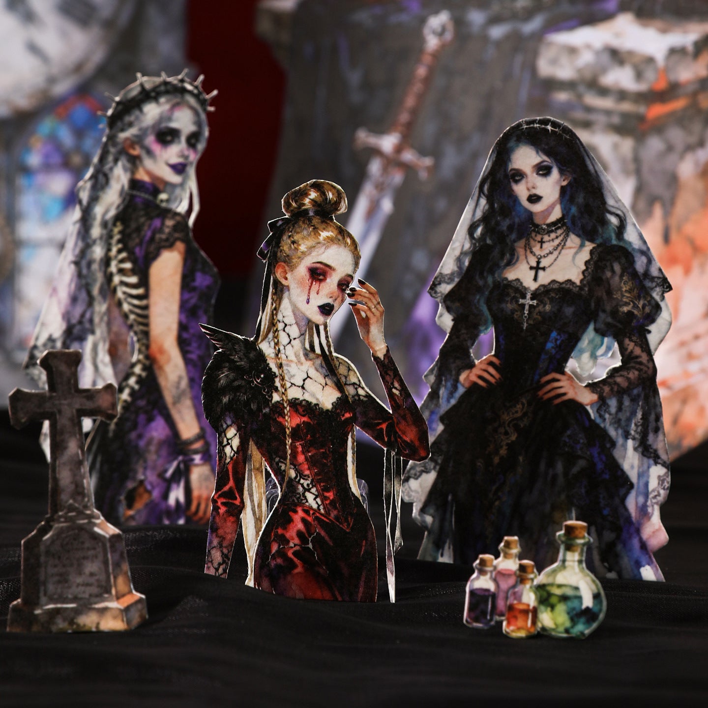Gothic Diary Sticker Book