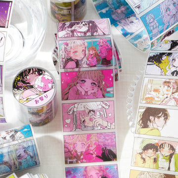 Shoujo Weekly Cartoon Character Tape