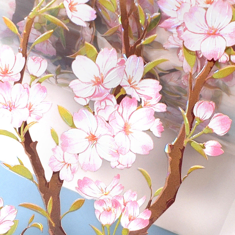 Peach Blossom Branch Landscaping Tape