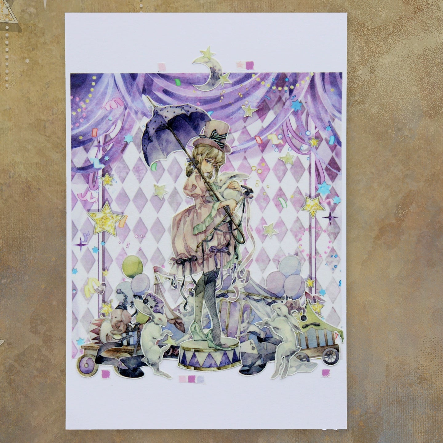 【MOOD】Dream Circus Character PET Tape