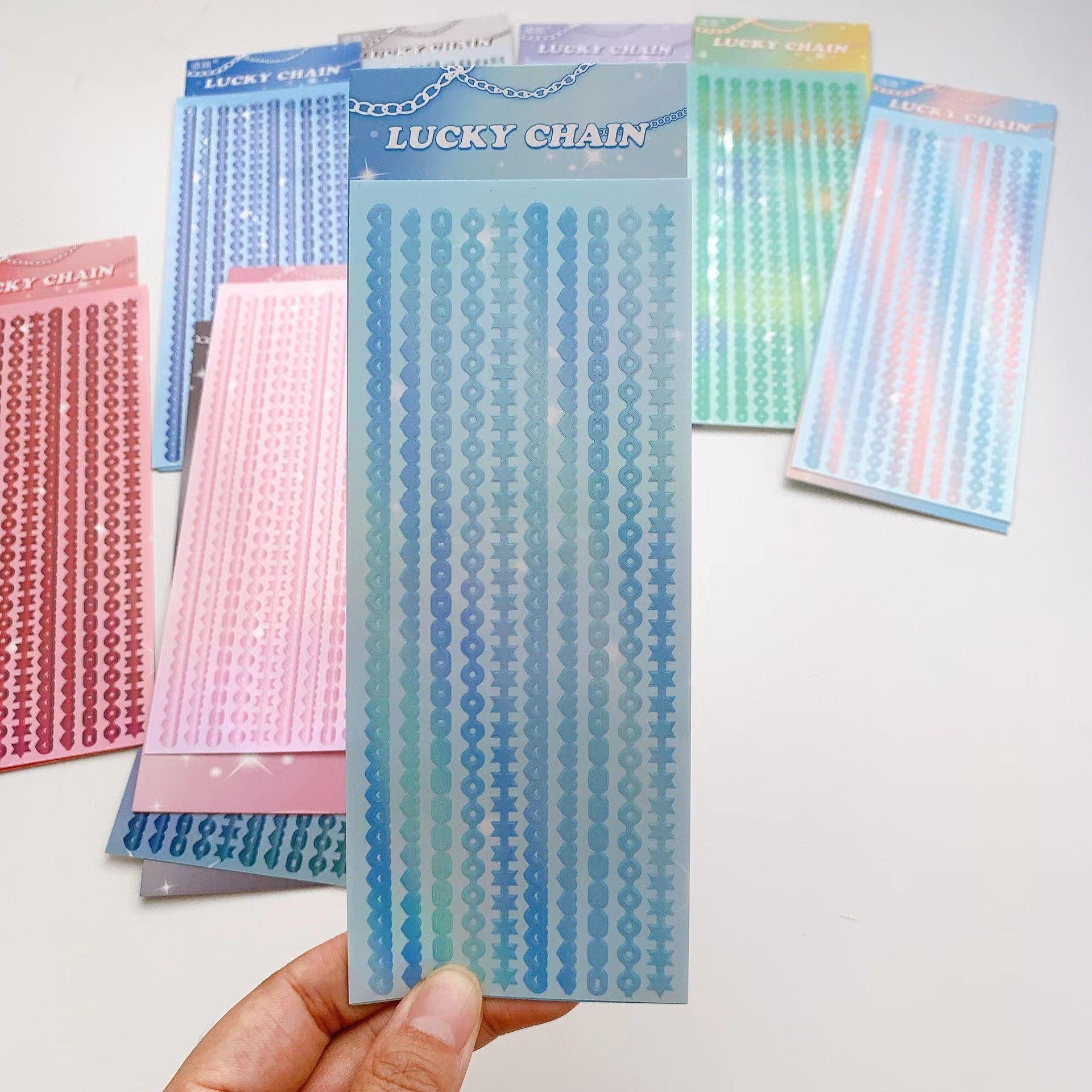 Lucky Chain Sticker for journaling and scrapbooking