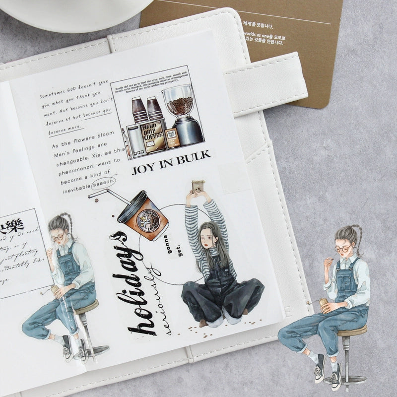 【MOOD】Leisure Moment Character PET Tape