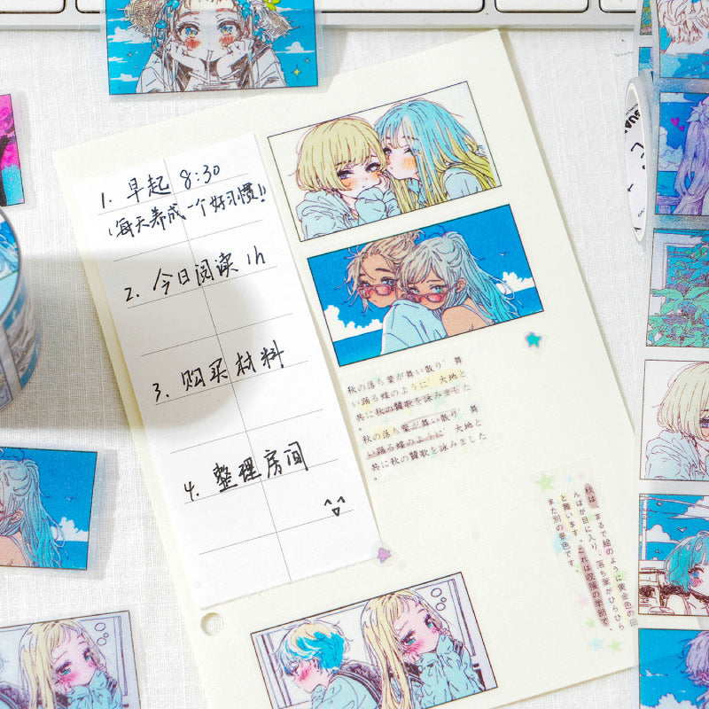 Shoujo Weekly Cartoon Character Tape