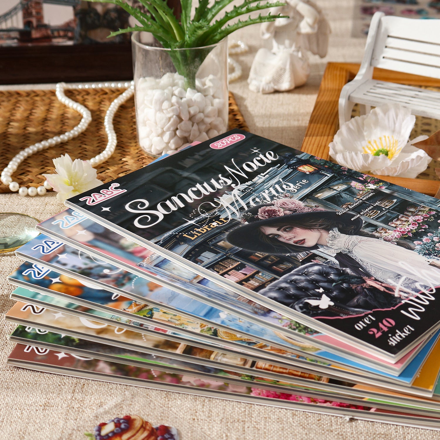 Girl-themed sticker Books