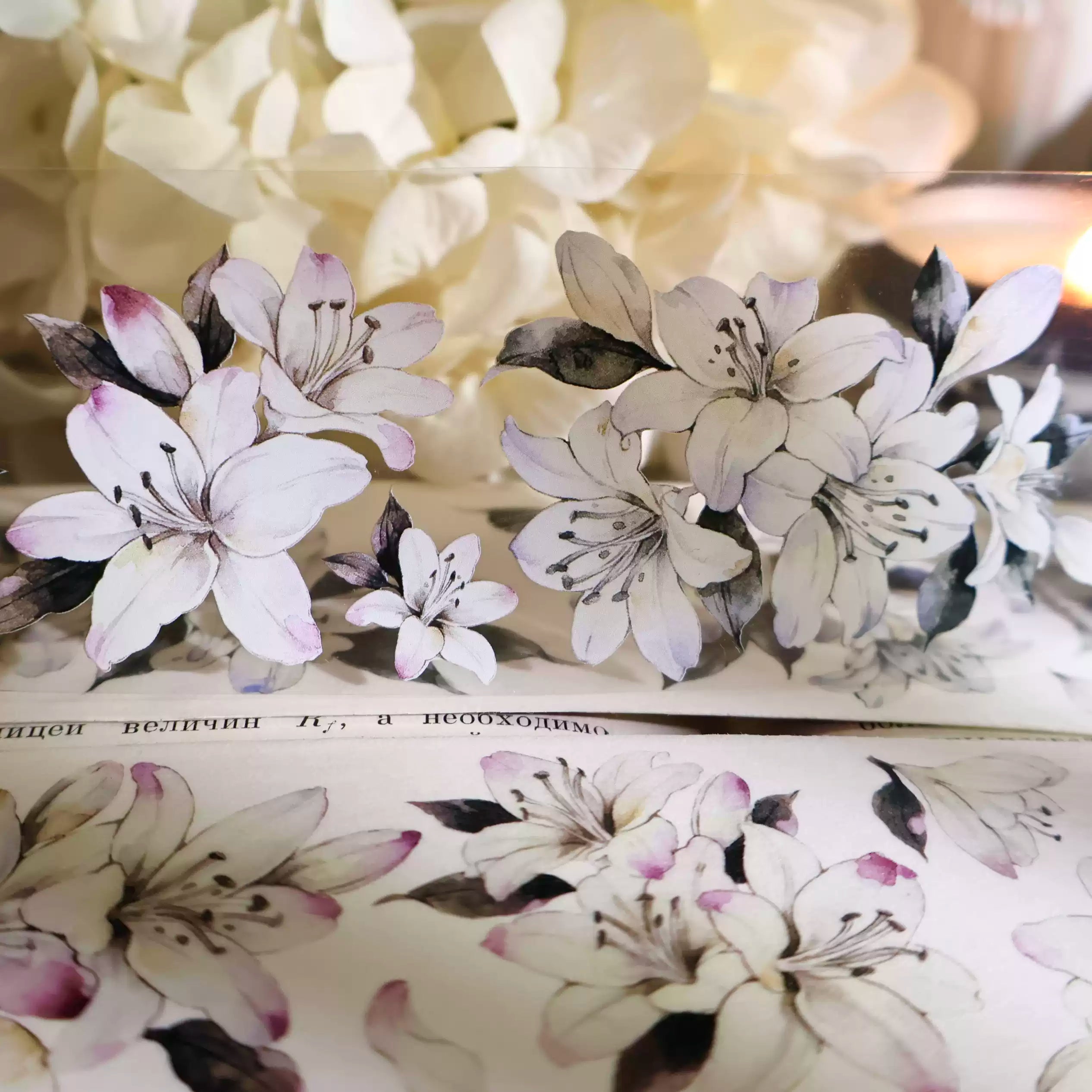 White Lily Flower Tape (5cm*100cm)