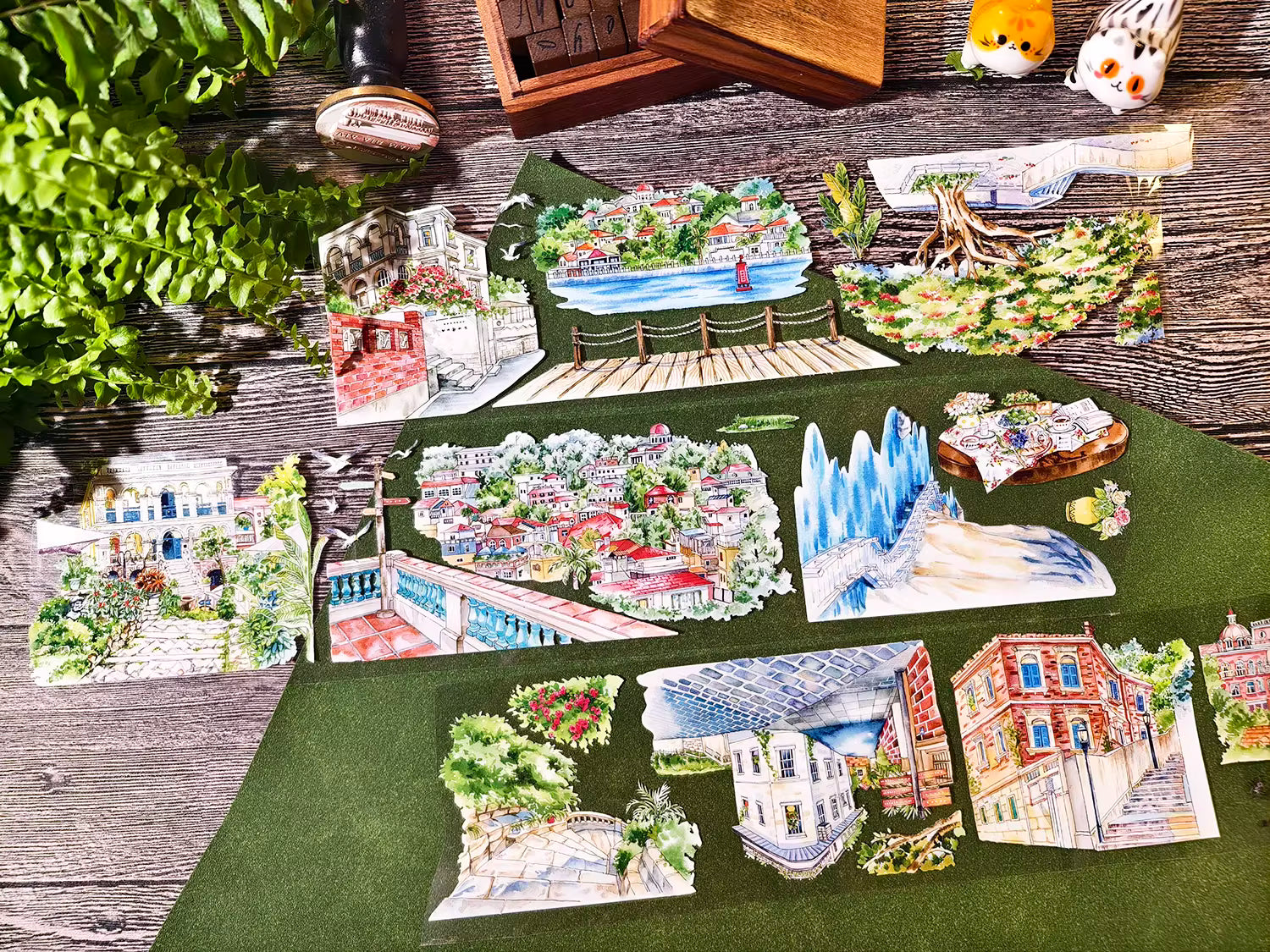 【HZTM】Global Cityscapes Landscaping Tape ( 10 Styles )