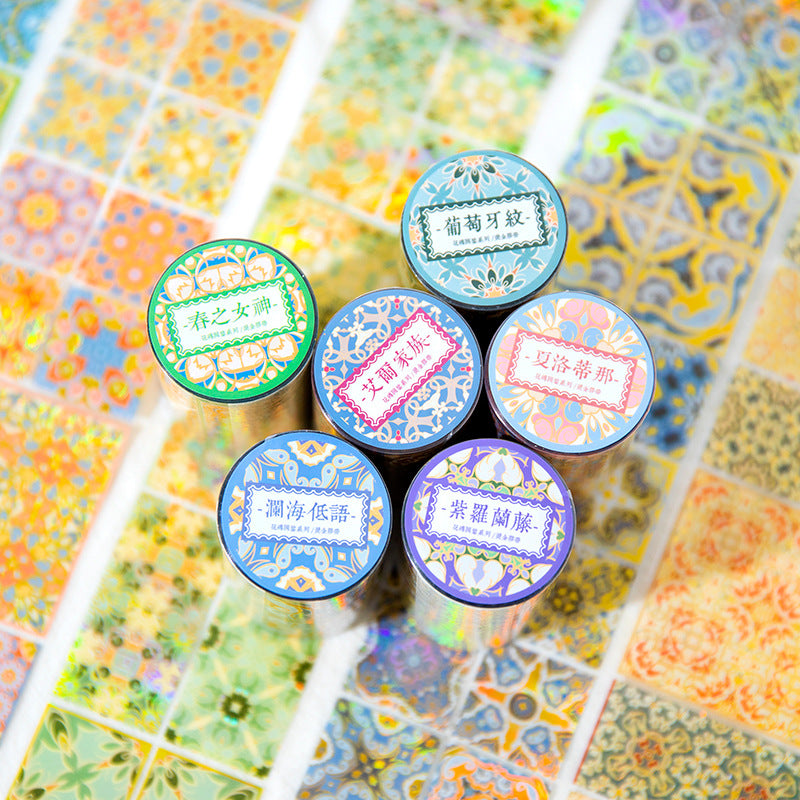 Bohemian PET Tape For Scrapbooking Journaling