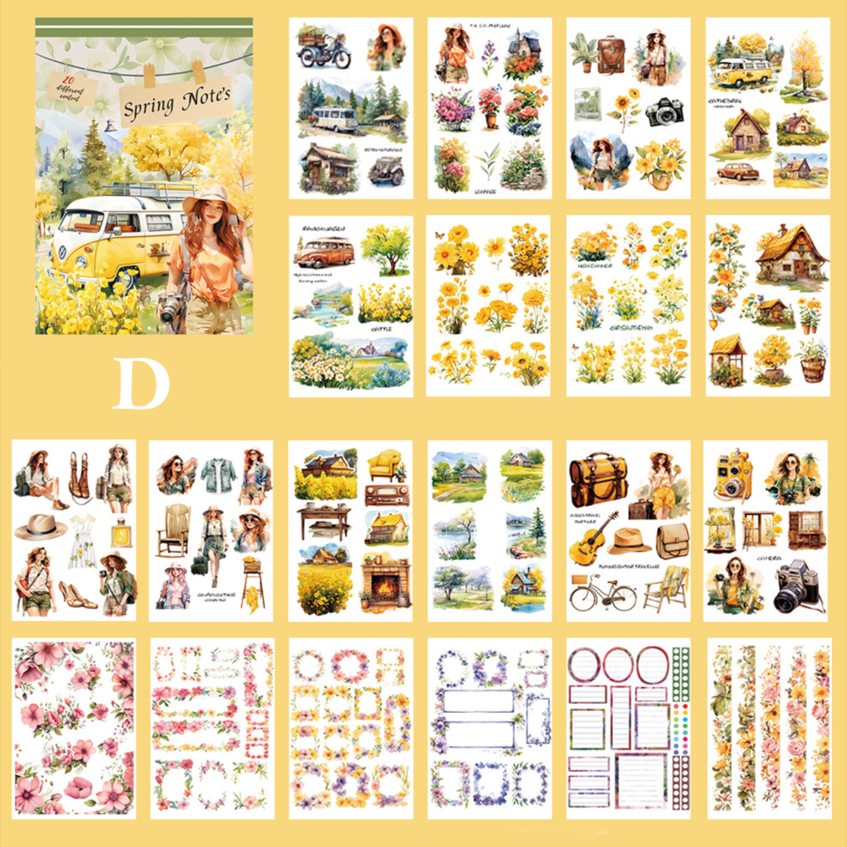 Vintage Sticker Book Vol.4