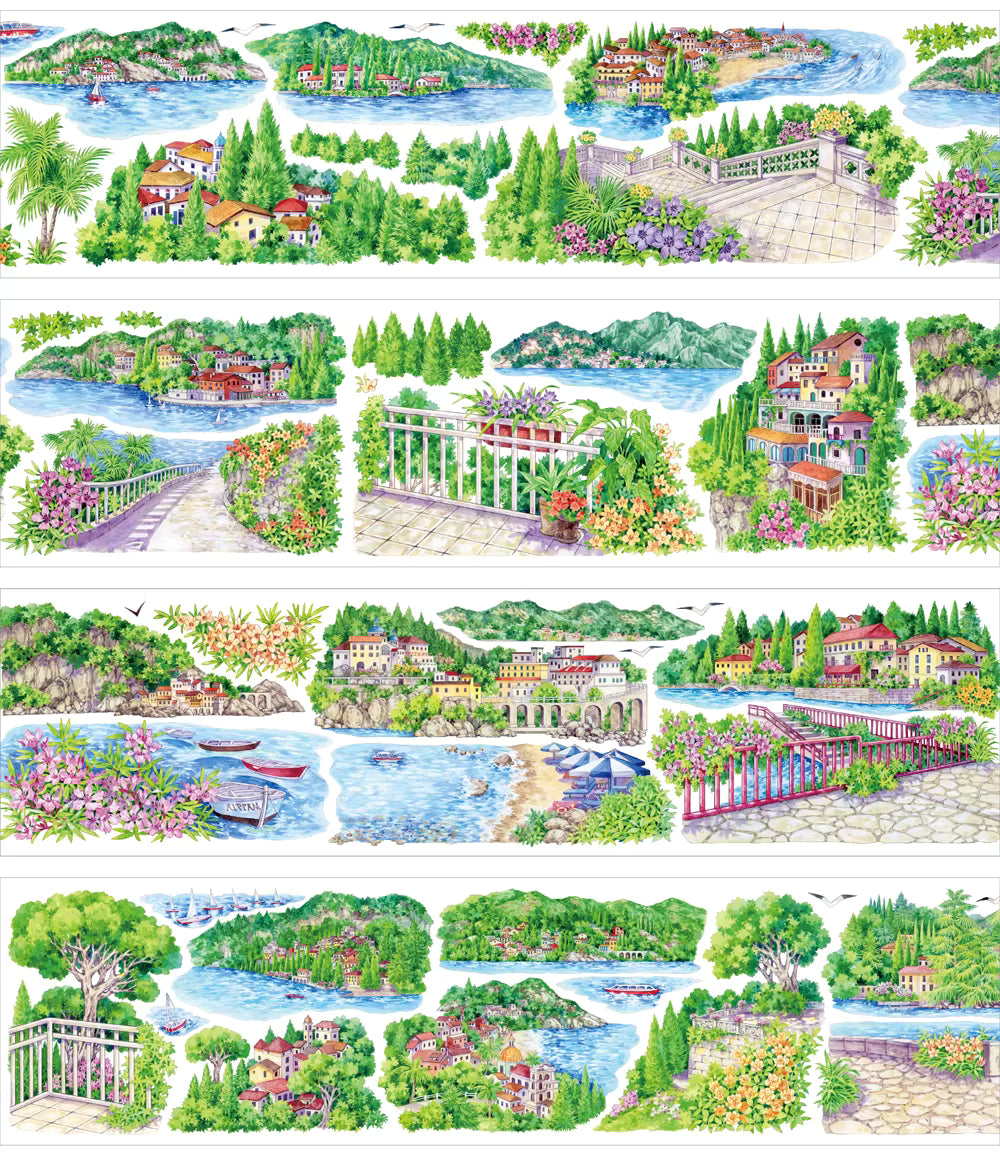 【Paper Domain】Mountain Town Landscaping PET Tape (8.5cm*5M)