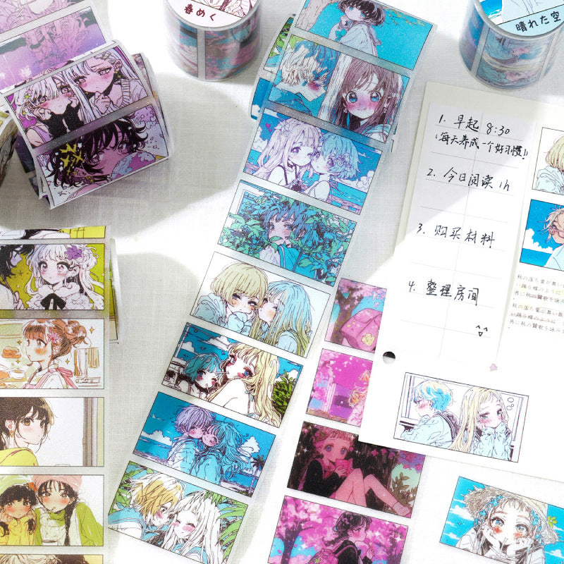 Shoujo Weekly Cartoon Character Tape
