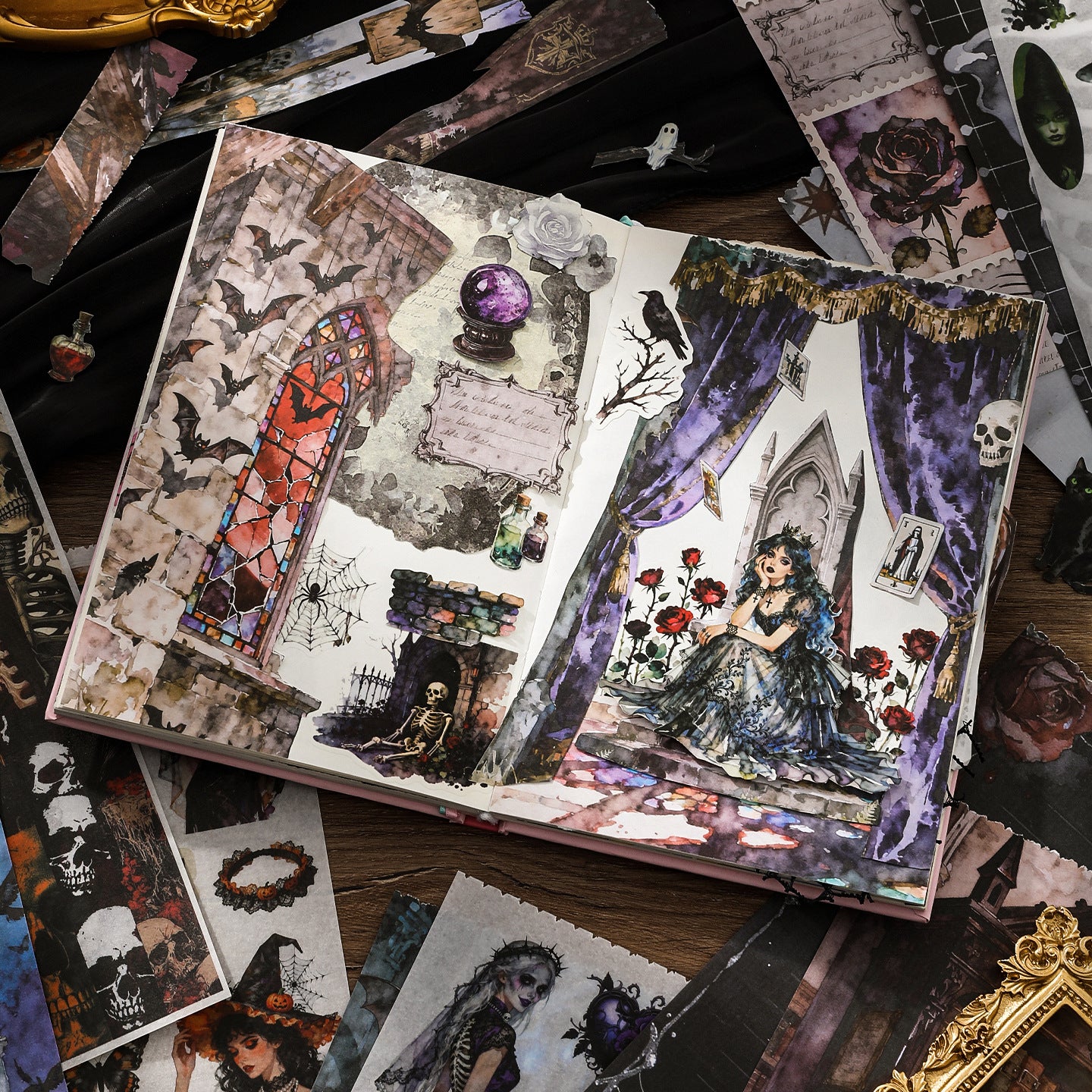 Gothic Diary Sticker Book