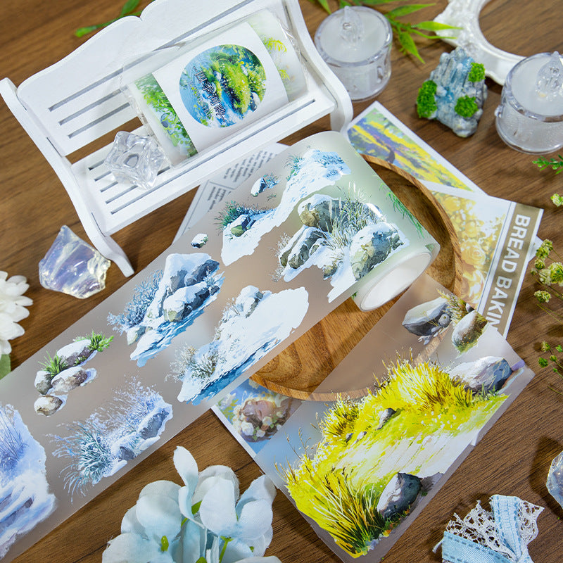 Grassy Stone Steps Landscaping Tape