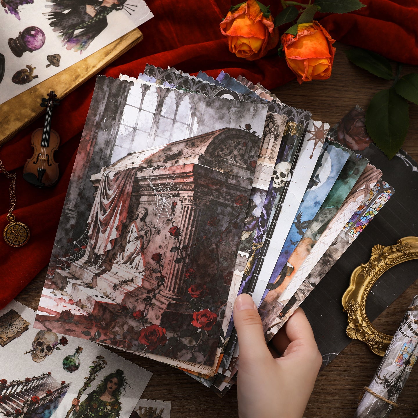 Gothic Diary Sticker Book