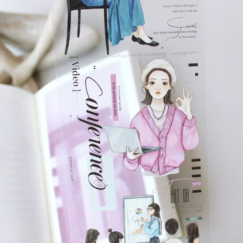 【MOOD】Work Moment Character PET Tape