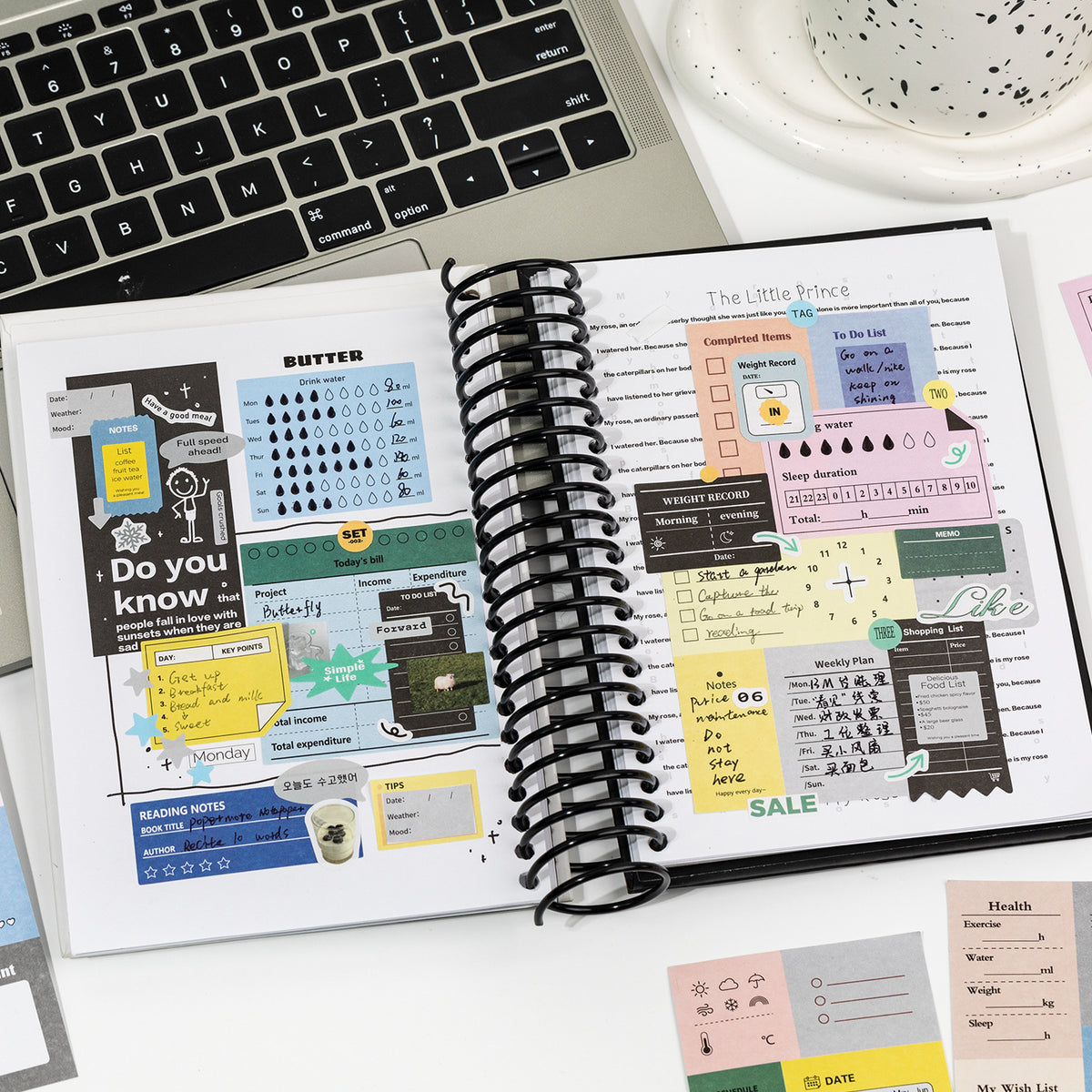 Daily Plan Book Management Sticker Book