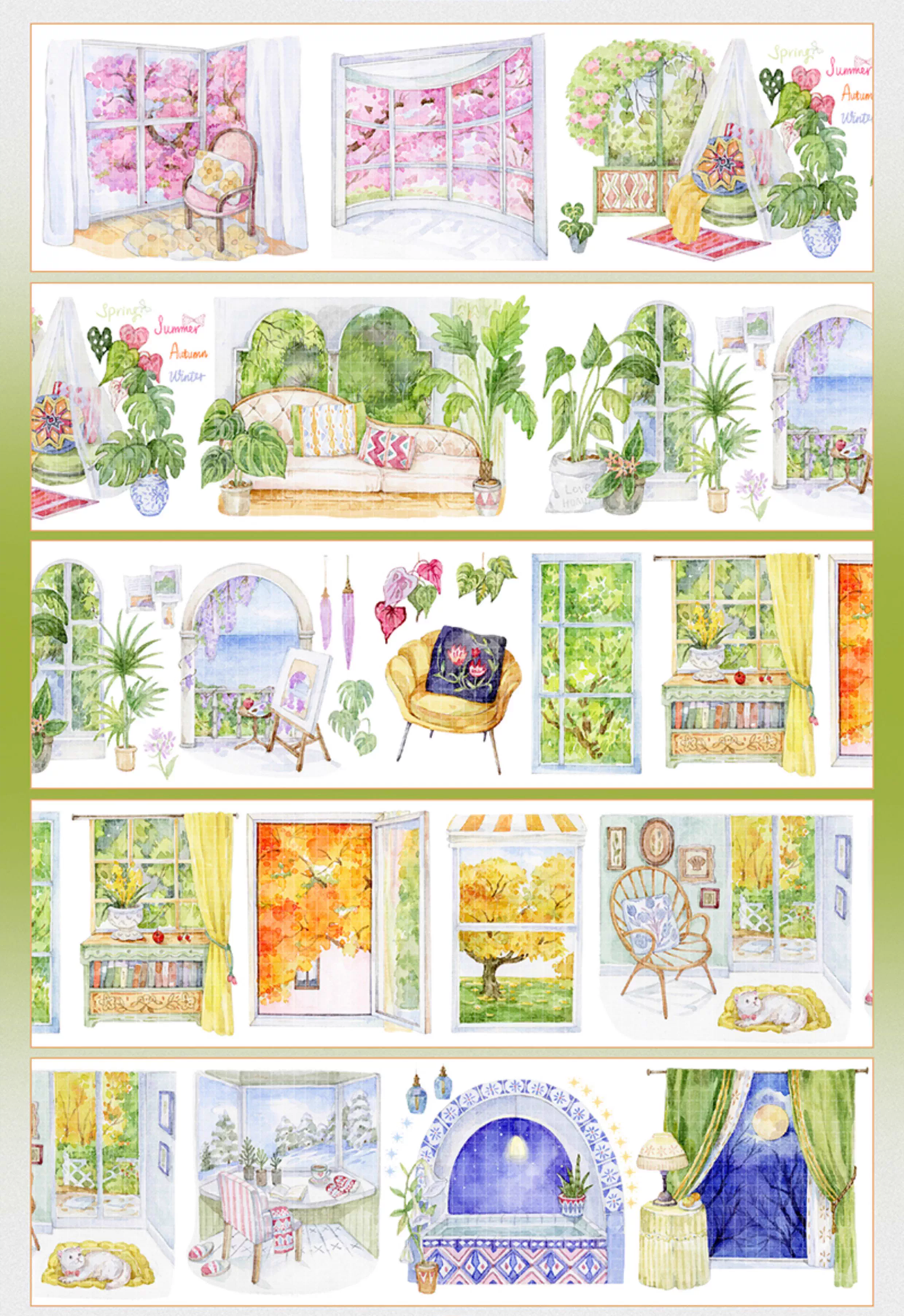 【OKTM】Warm Corner Landscaping PET Tape