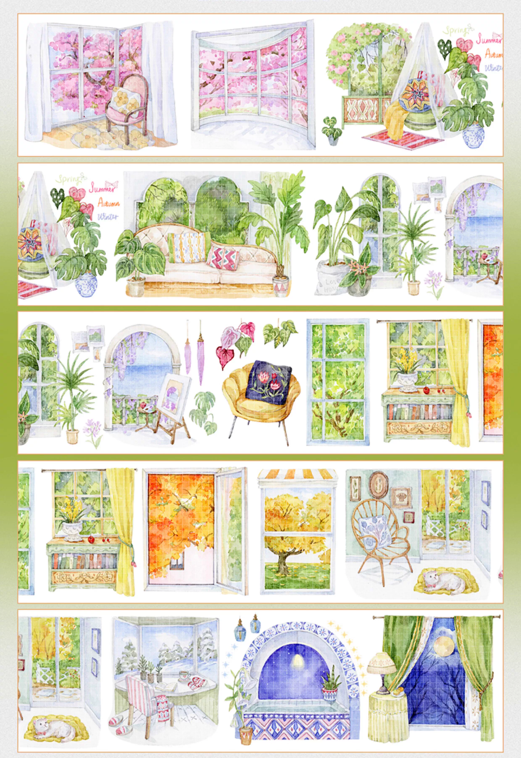 【OKTM】Warm Corner Landscaping PET Tape