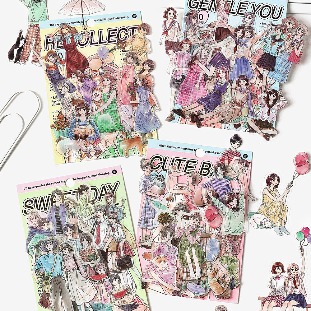 Grateful Somebody Character Sticker Pack