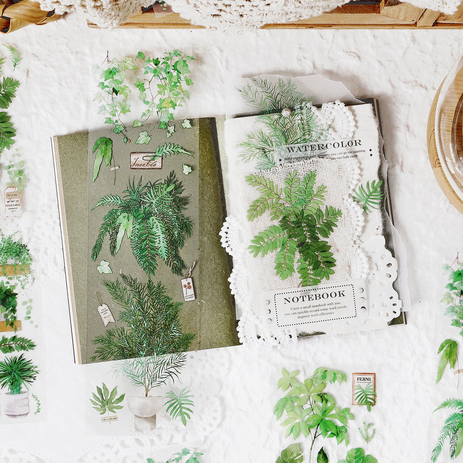 Green Field Sticker Tape