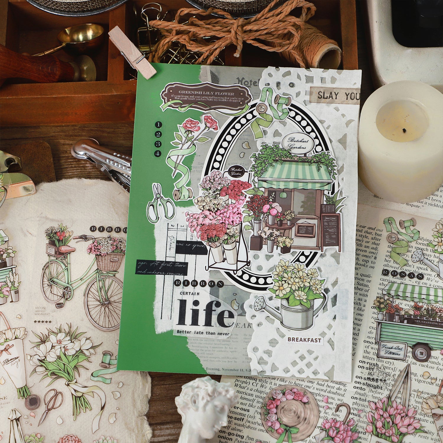 Love The World Again PET Sticker Tape