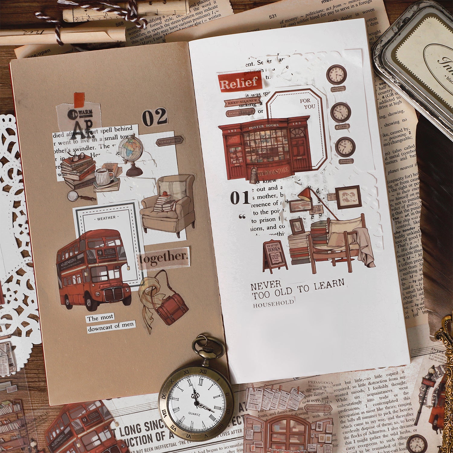 Love The World Again PET Sticker Tape