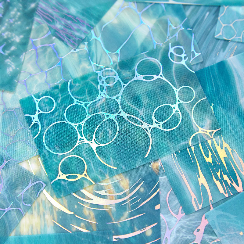 Flowing Light and Shimmering Waves PET Sticker