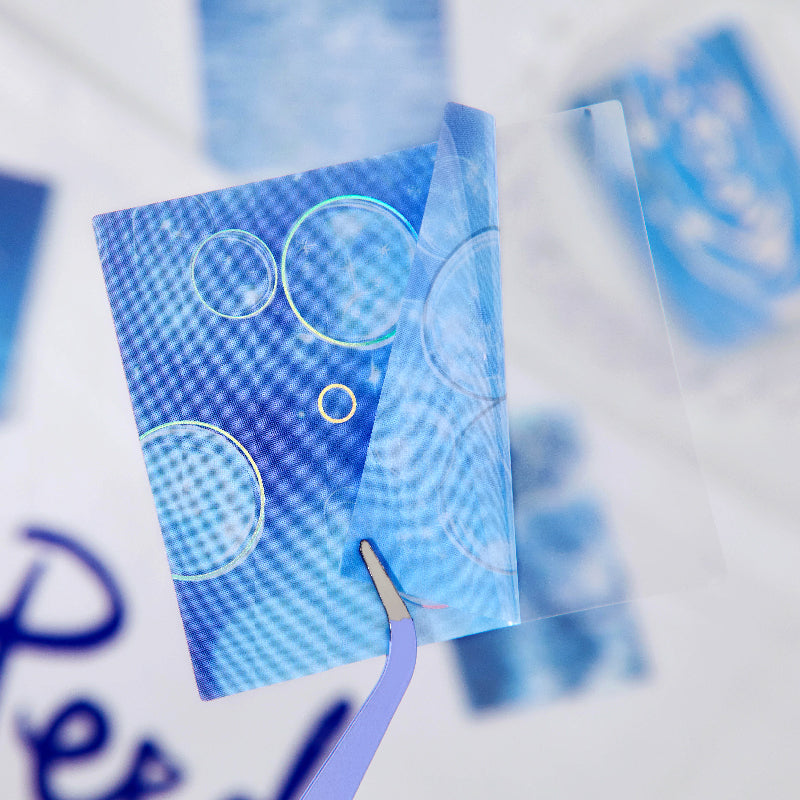 Flowing Light and Shimmering Waves PET Sticker