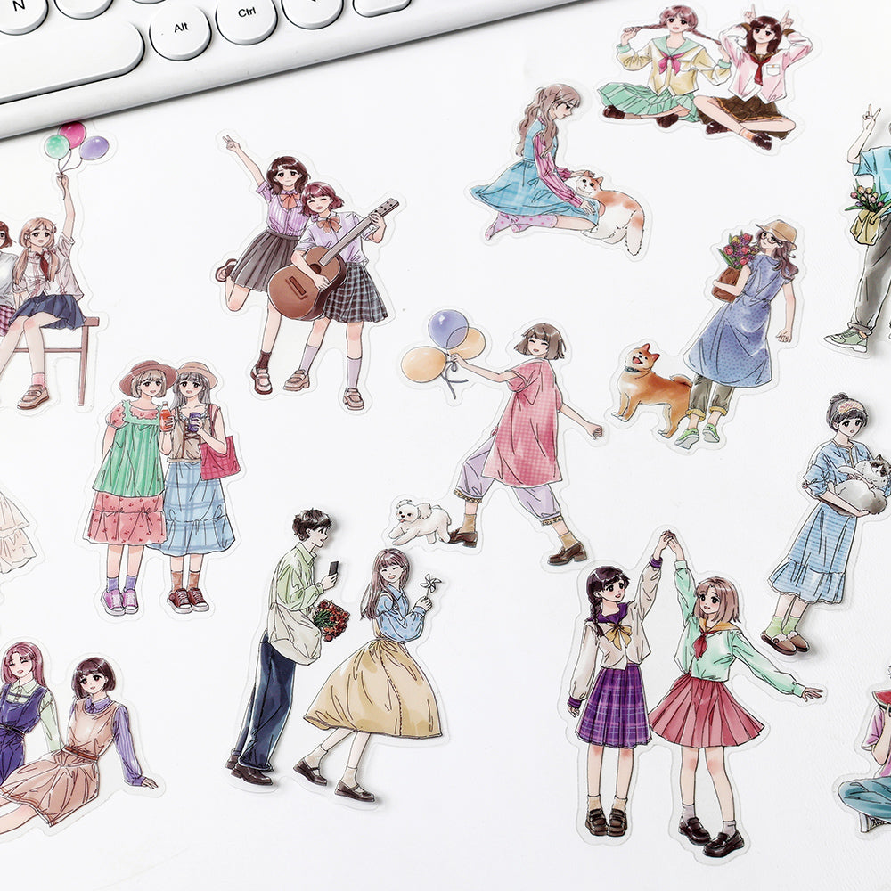 Grateful Somebody Character Sticker Pack