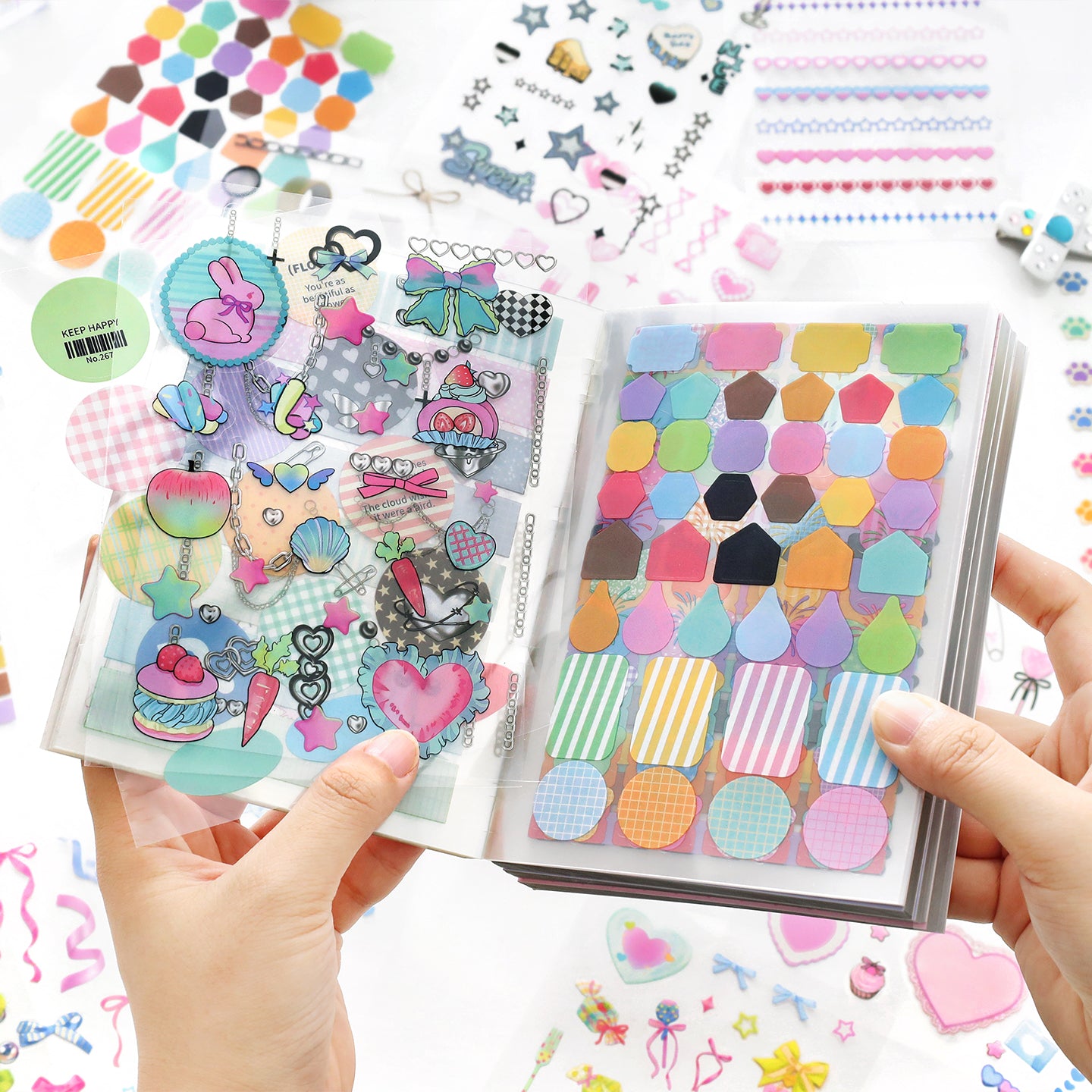 Decorative Pre-cut Sticker Book