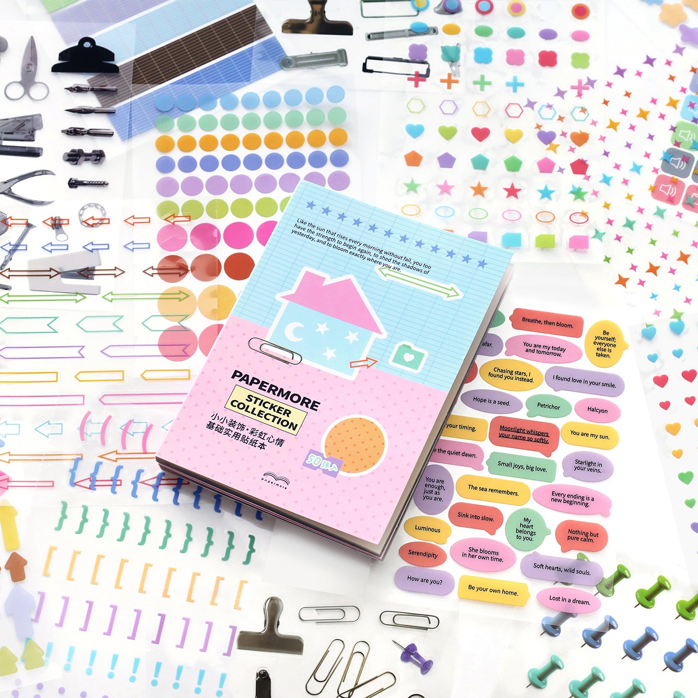 Decorative Pre-cut Sticker Book