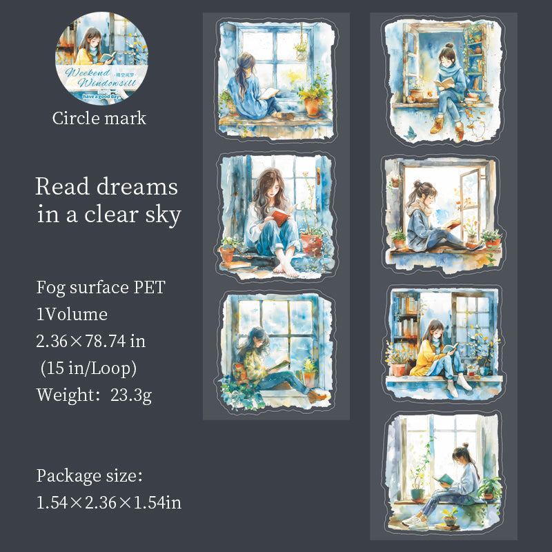 Weekend Windowsill PET Tape