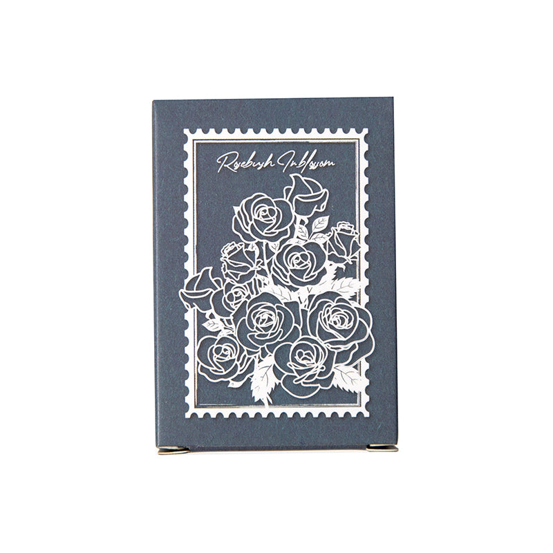 Rose flower wooden stamps
