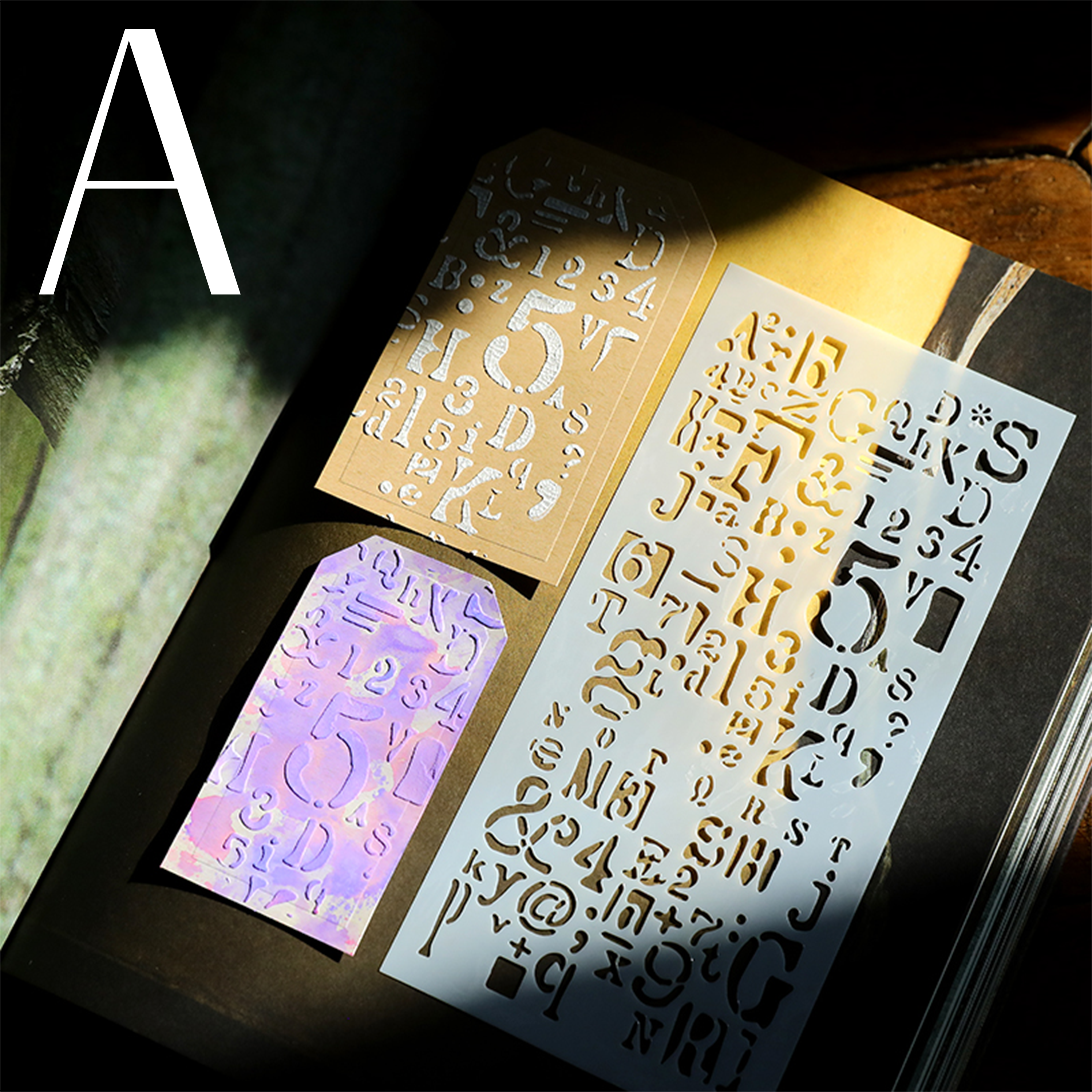 Vintage Mask Stencil