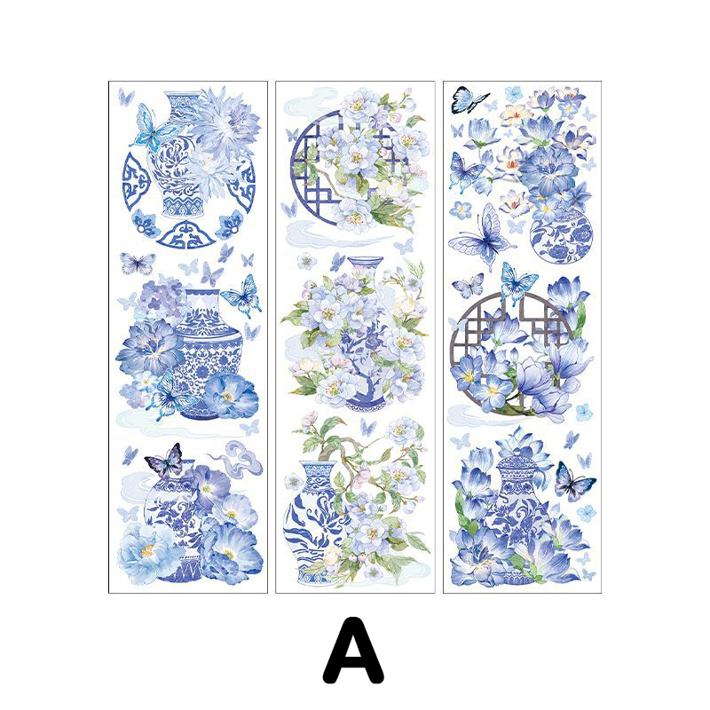 Courtyard Ancient Style Tape Stickers For Scrapbooking