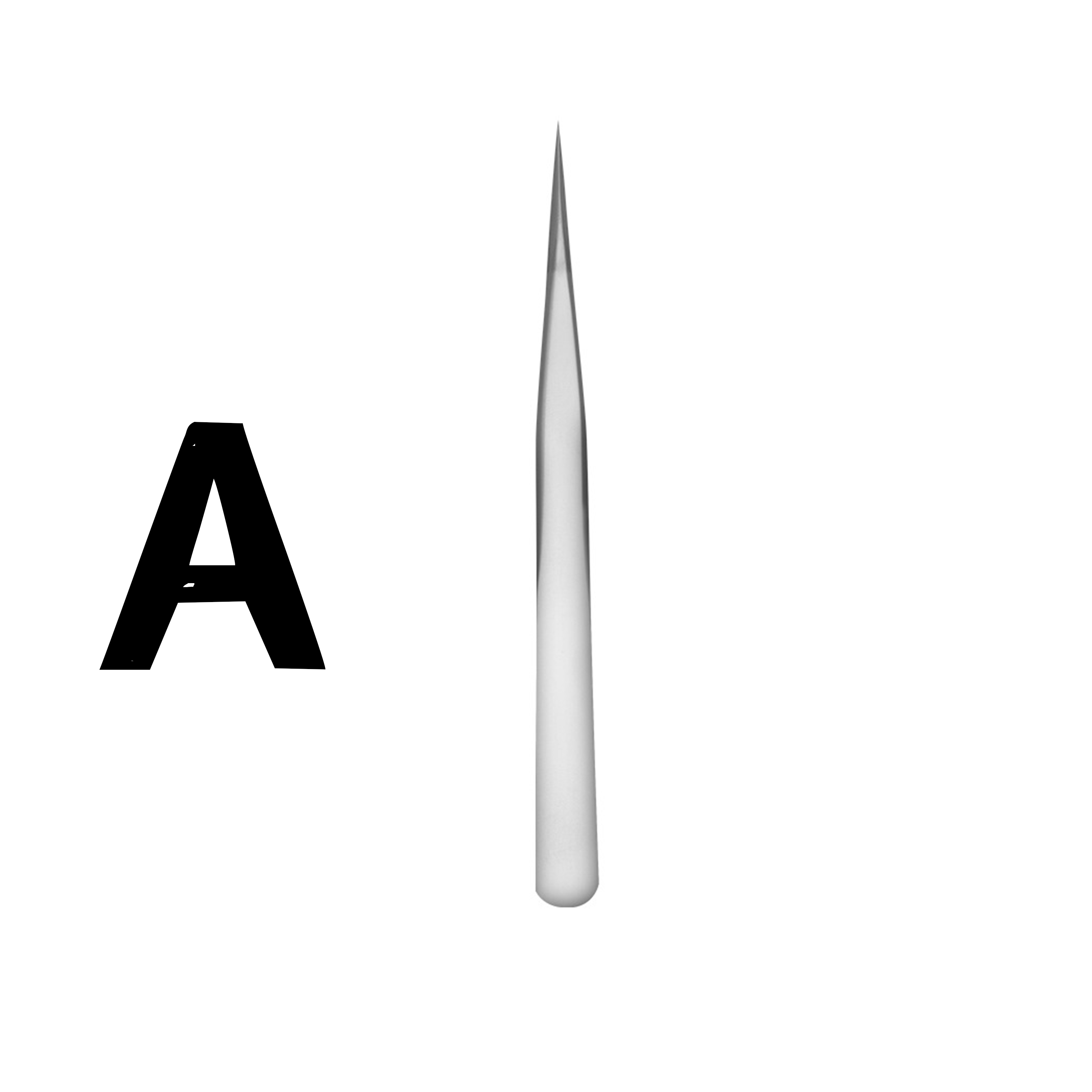 Silver & Multicolor Sticker Tweezers with Box