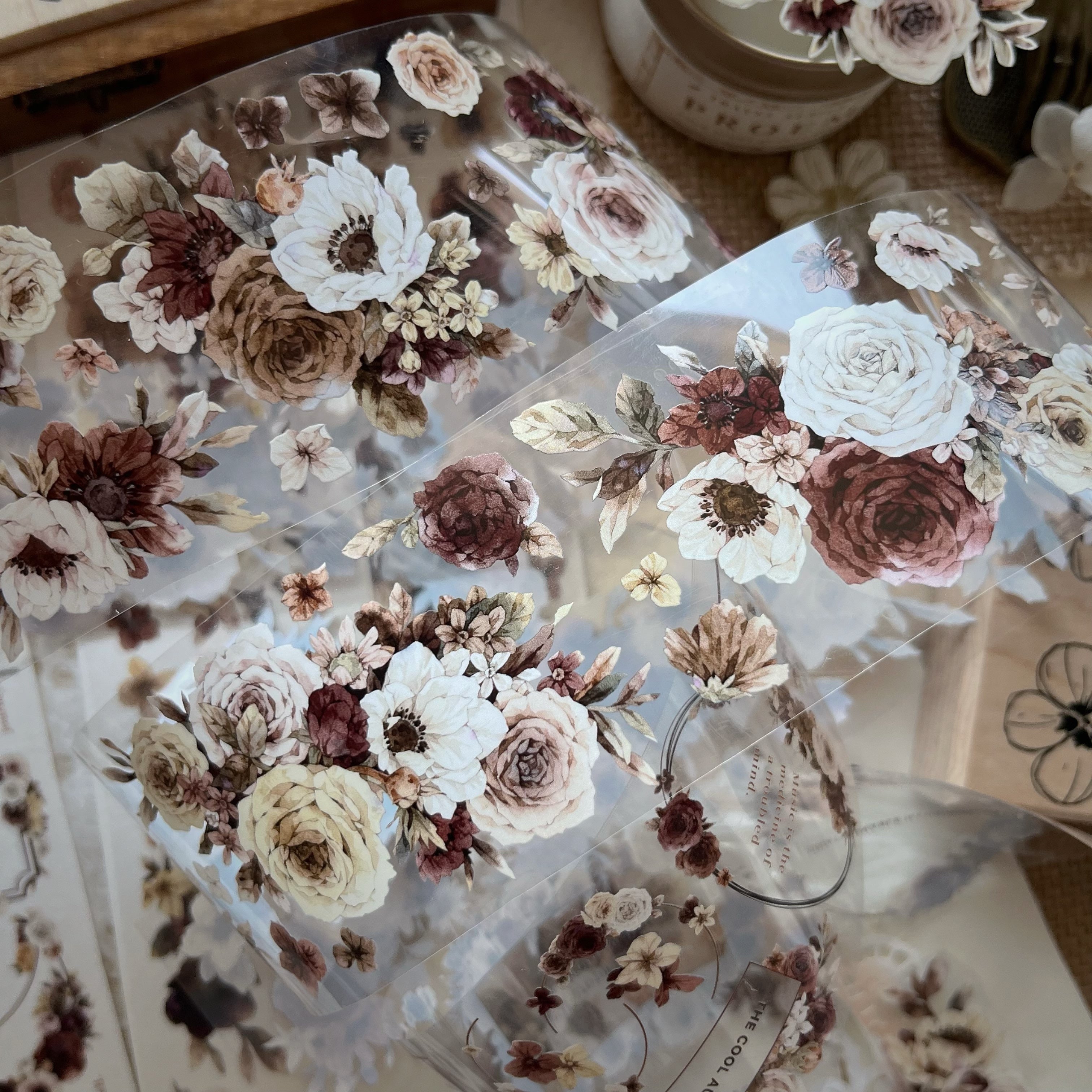 Autumn Flowers Tape (5.5cm*150cm)