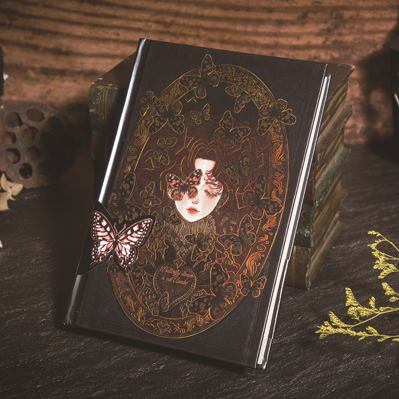 Vintage Gothic Style Coloring Page Illustration Journal journaling supply for journaling and scrapbooking