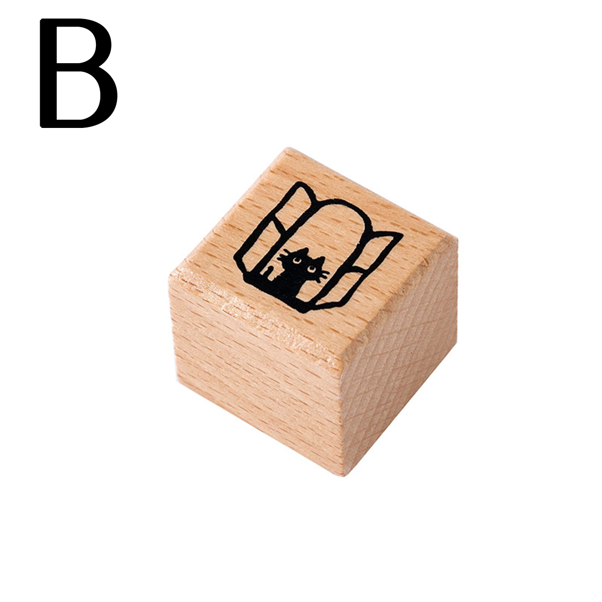 Cat Wooden Stamp for Bullet Journal