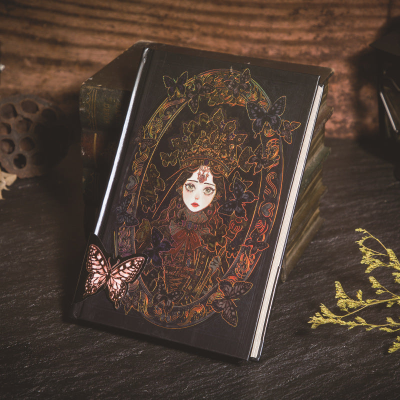 Vintage Gothic Style Coloring Page Illustration Journal journaling supply for journaling and scrapbooking