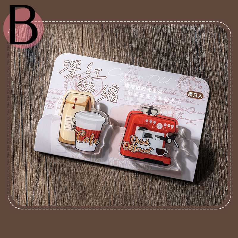 Coffee Nostalgia Series Acrylic Clip