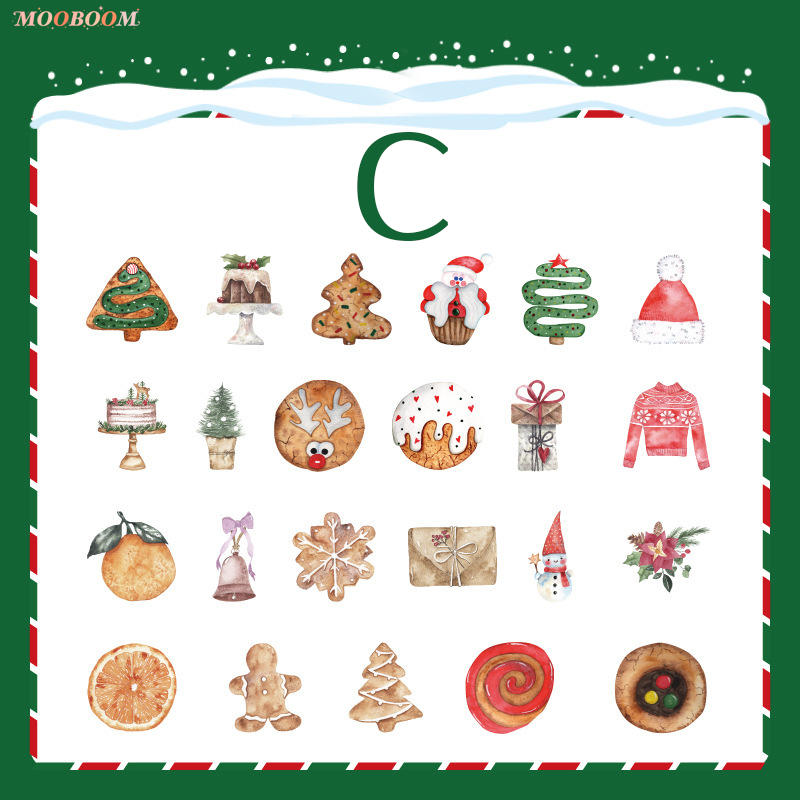 Merry Christmas Series Boxed Stickers