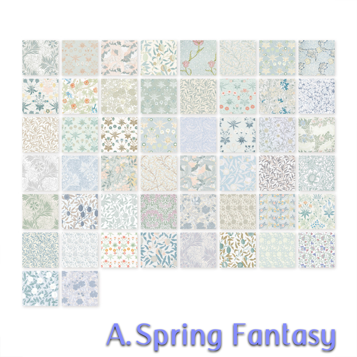 Classical Aesthetics Collection Book Series Scrapbook Paper